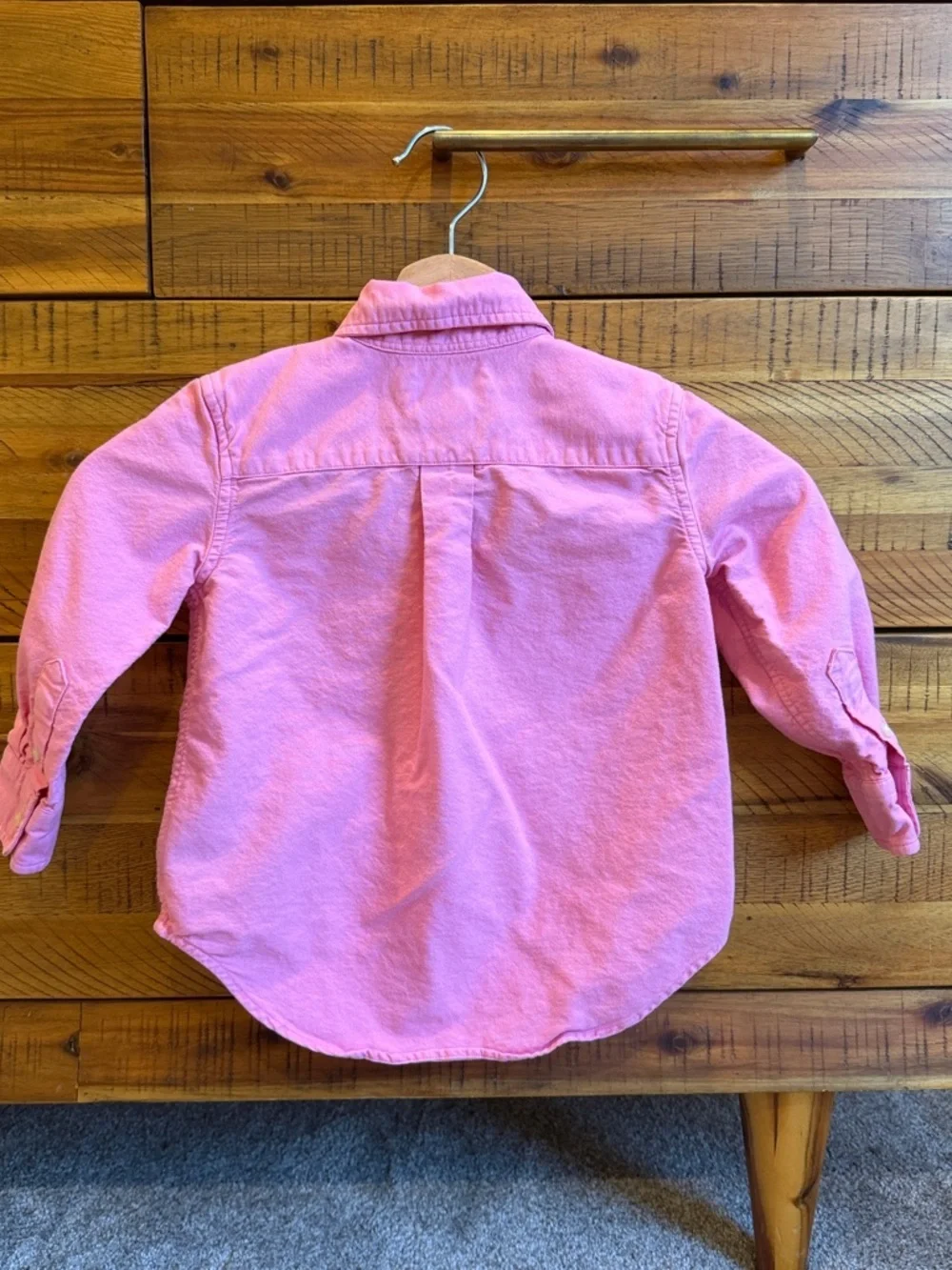 Ralph Lauren Pink Button-Down Oxford Shirt for Kids